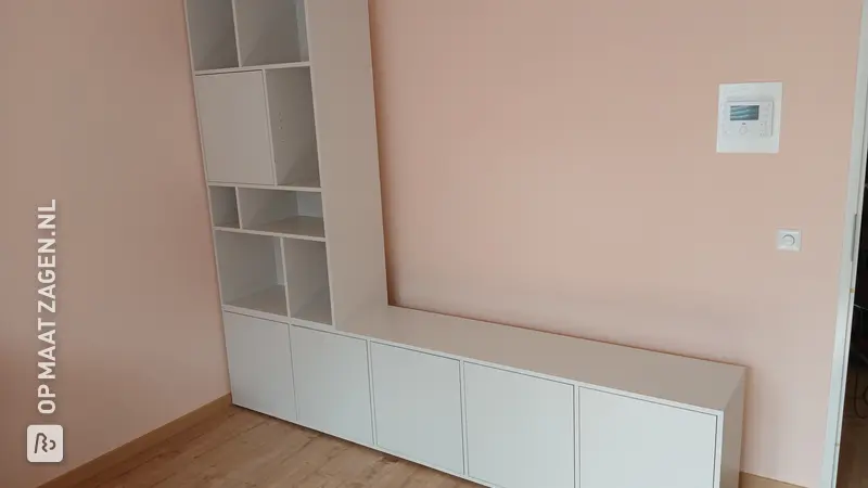 Stylish Sideboard and Compartment TV Unit in Seashell, by Judith