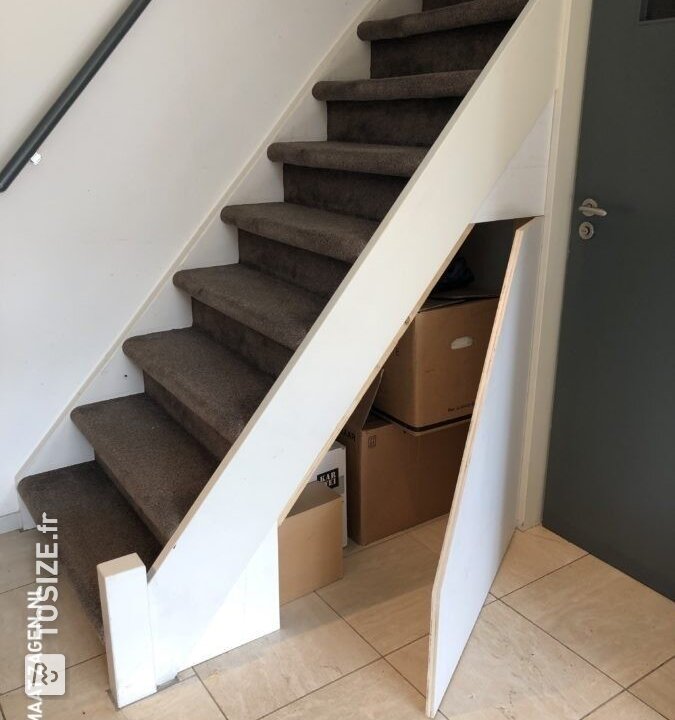 Une armoire d'escalier en trois étapes simples, par Patrick
