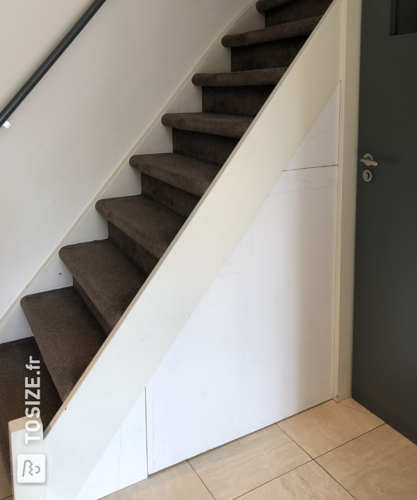 Une armoire d&#39;escalier en trois étapes simples, par Patrick