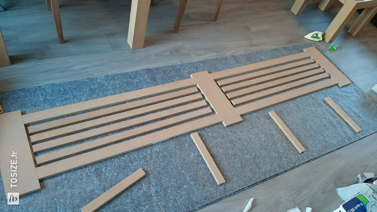 Armoire De Radiateur Décoratif Perforé MDF - Découpe Laser Modèle K6 - 3,4,6 Mm épaisseur - Neuf