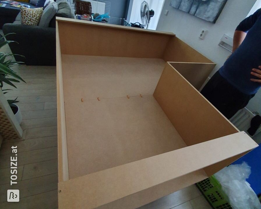 Meerschweinchenstall mit Beleuchtung, von Mariella
