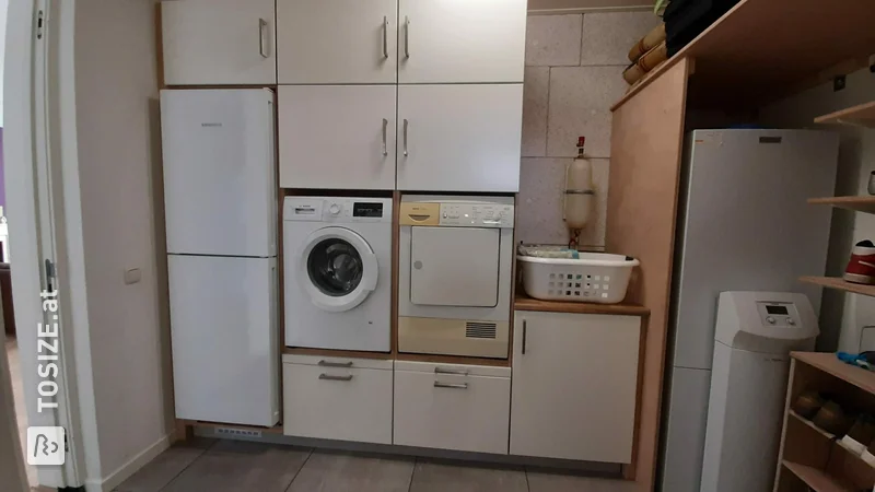 Utility room conversion with Multiplex Okoumé Waterproof, by Martin