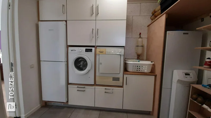 Utility room conversion with Multiplex Okoumé Waterproof, by Martin