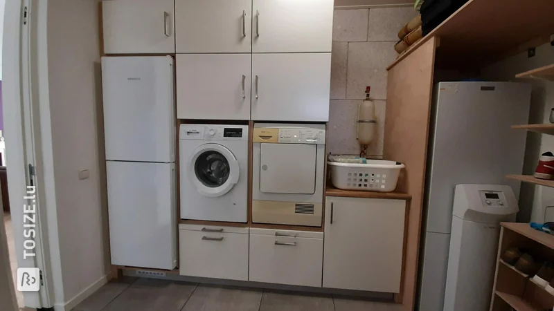 Utility room conversion with Multiplex Okoumé Waterproof, by Martin