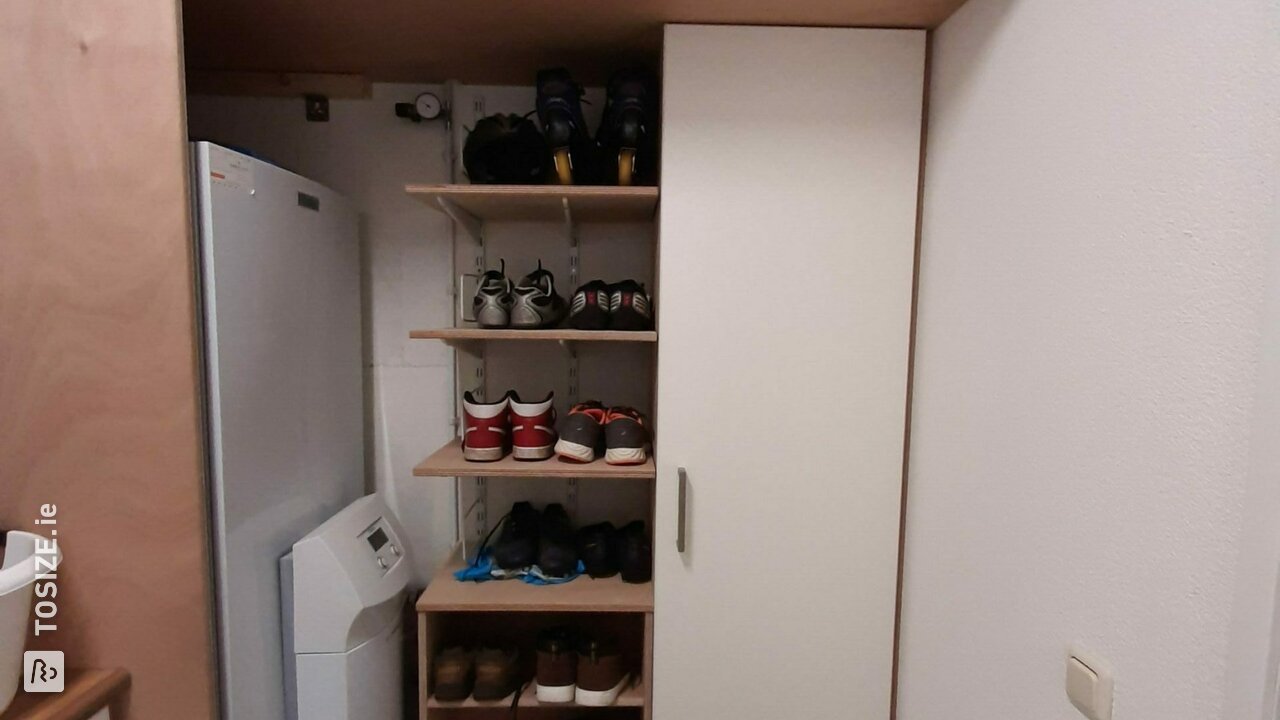 Utility room conversion with Multiplex Okoumé Waterproof, by Martin