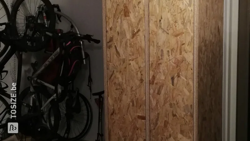 Uitbreiding van bestaande kast met OSB, door Michiel