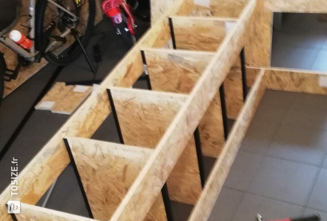 Armoire de stockage OSB personnalisée robuste - TOSIZE.fr