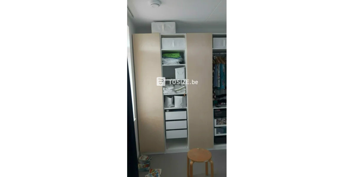 Make your own closet doors for existing wardrobe TOSIZE.be