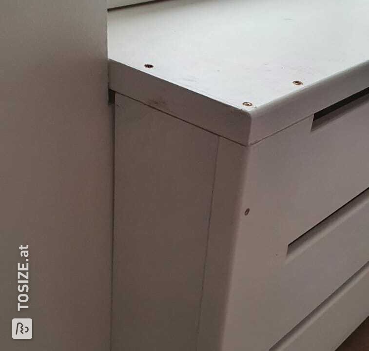 Fensterbank – Heizkörper-Vouten-Kombination aus MDF, von Guido
