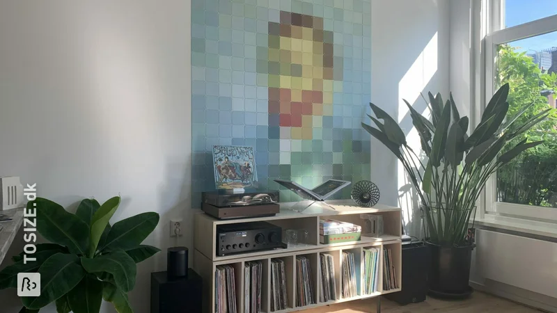 Music Vinyl cabinet made of Poplar Plywood, by Julius