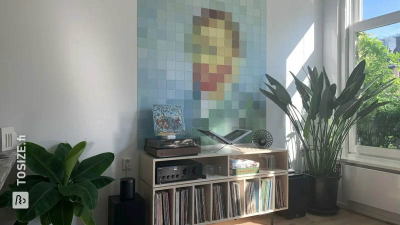 Music Vinyl cabinet made of Poplar Plywood, by Julius