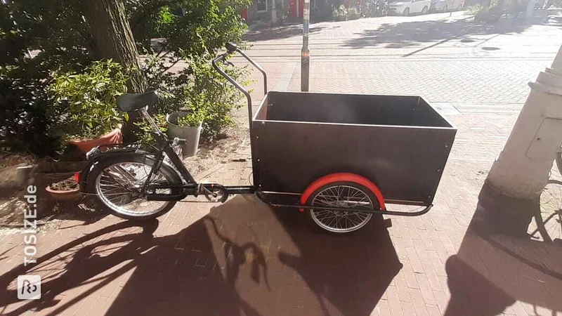 Neue Box aus rutschfestem Sperrholz für Cargo-Bikes, von Chris