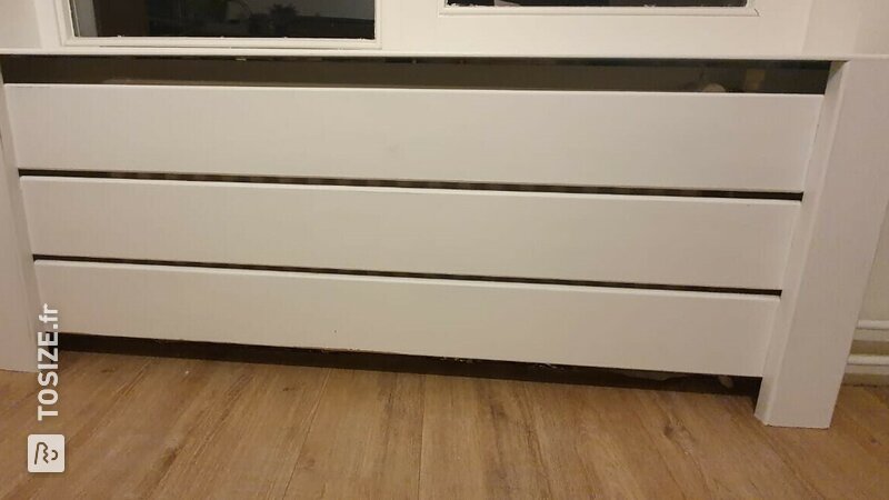 Conversion de radiateur deux fois élégante avec MDF, par Nisette