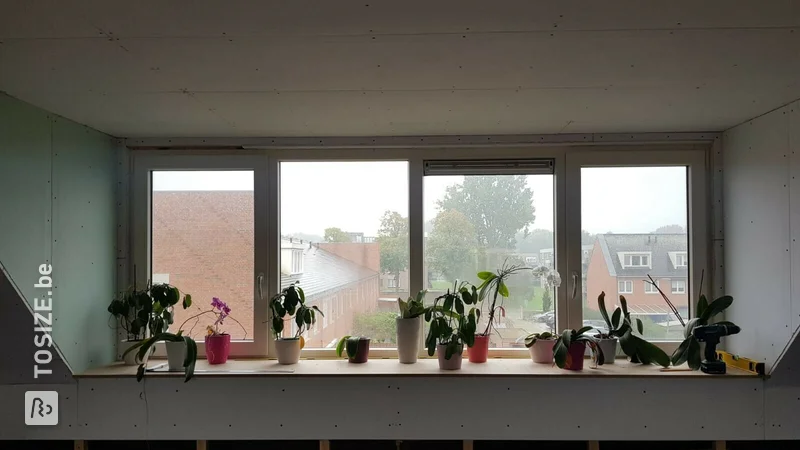 DIY : appuis de fenêtre sur mesure en MDF, par Riehaan