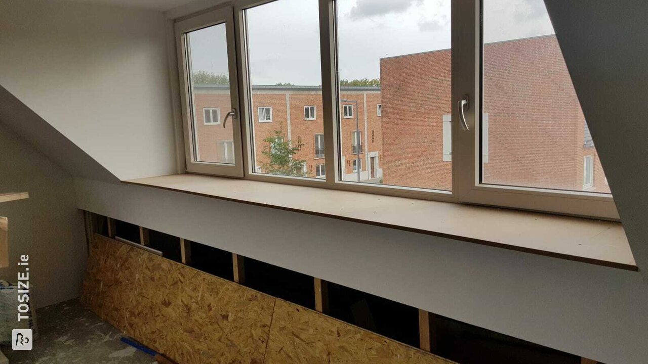DIY custom window sills from MDF TOSIZE.ie