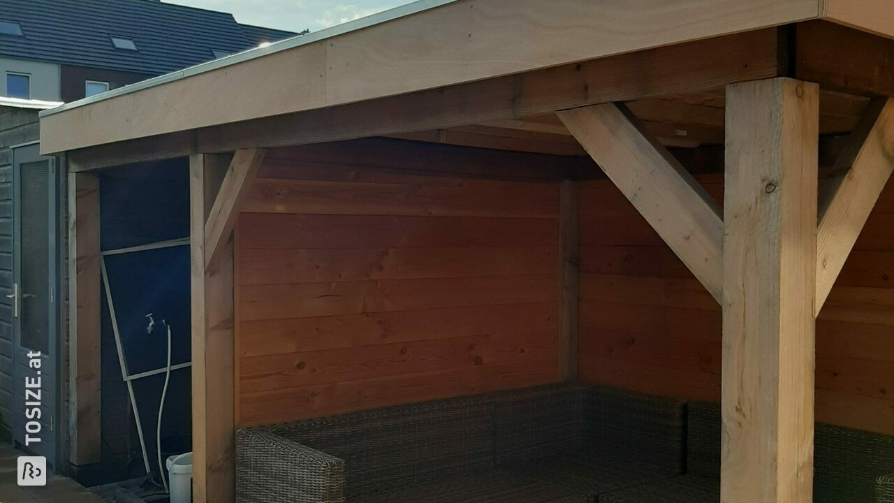 Abdeckung mit Bojenteilen aus wasserdichtem Okoume Multiplex, von Prewesh