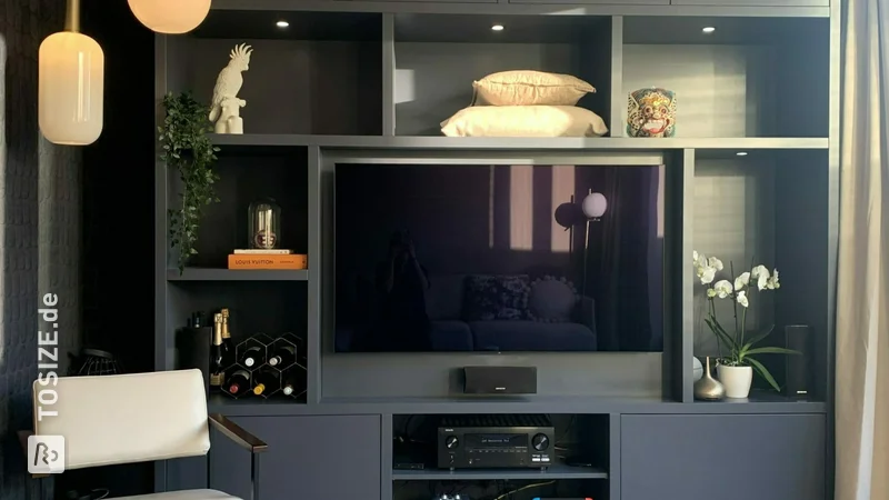 Super stylish TV cabinet / cupboard made of MDF, by Hugo