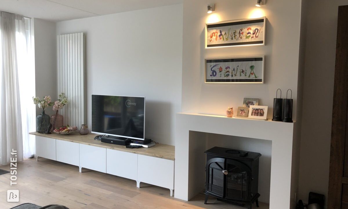 Faire une conversion de cheminée pour un foyer électrique