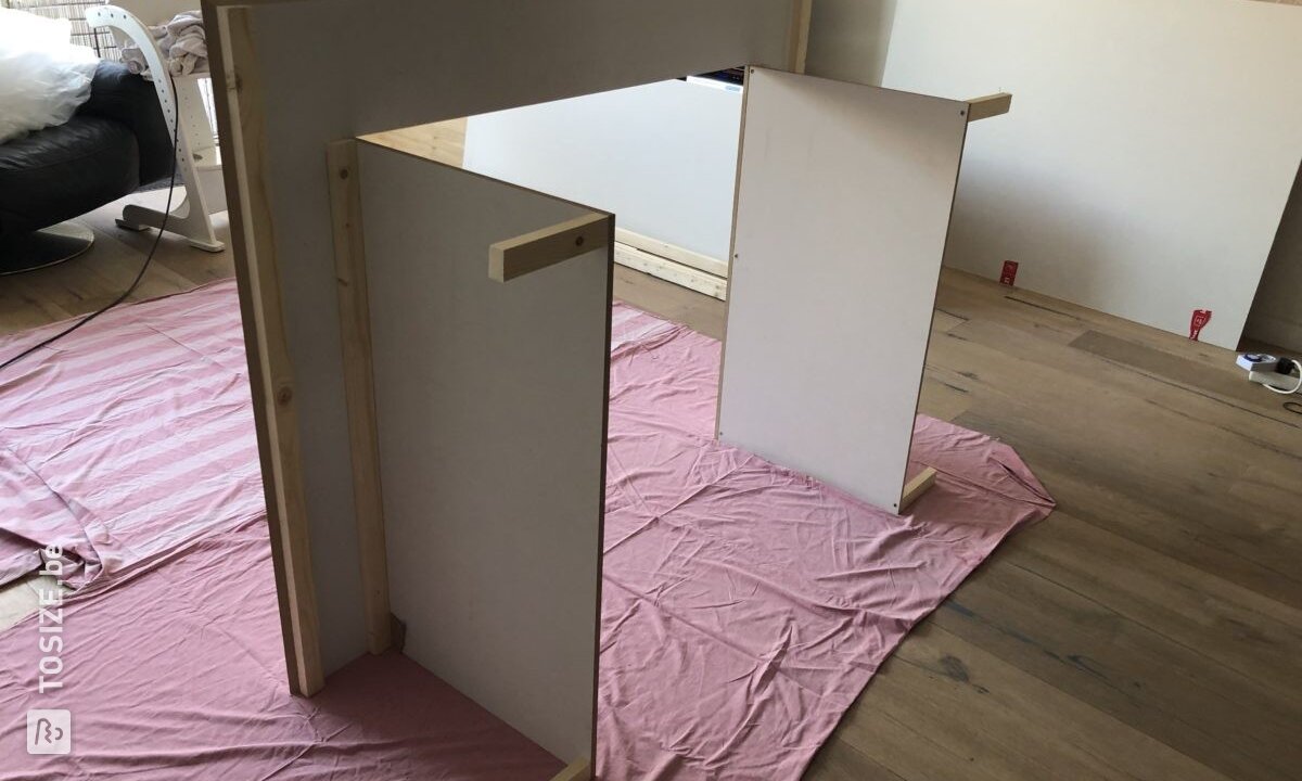 Schouw ombouw maken voor een elektrische haard