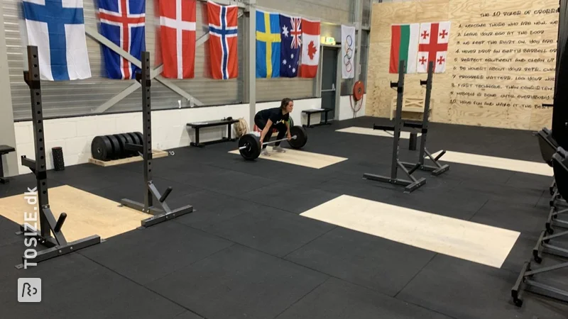 Olympic weightlifting platforms from Underlayment