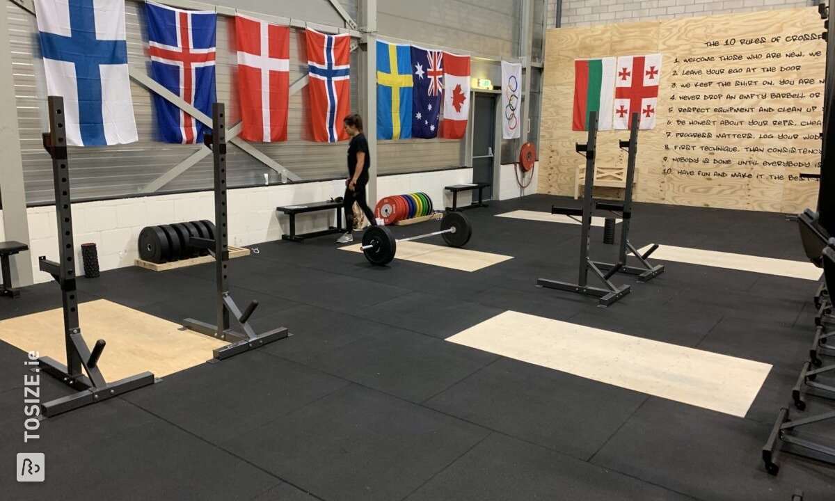 Olympic Weightlifting Platforms from Underlayment