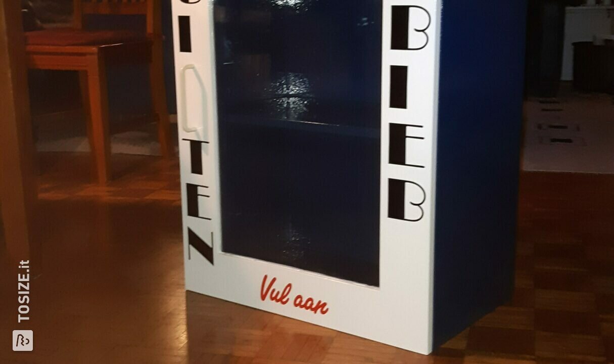 Armadio fai-da-te per biblioteca all aperto in MDF Tricoya, di Frank