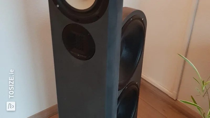Speaker conversion of MDF Black V313, by Maurice