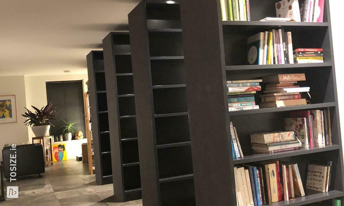 Custom bookcases by De Eyk assembly &amp; maintenance