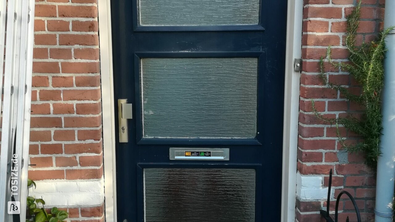 Restaurierung der Haustür mit MDF Trikoya, von Paul