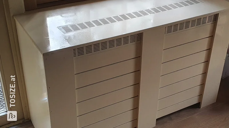 Handy DIY: sleek radiator cover, by Ruud