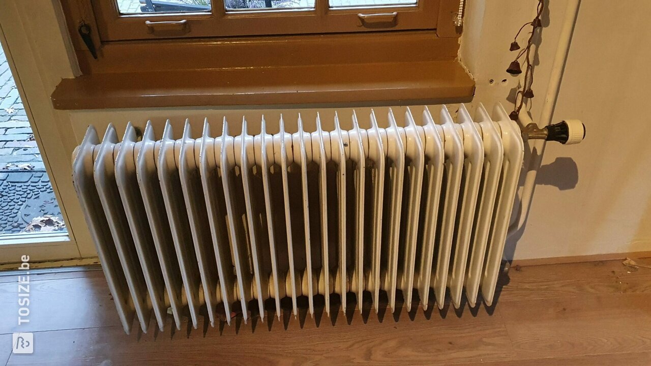 Handige DIY: strakke radiatorombouw, door Ruud