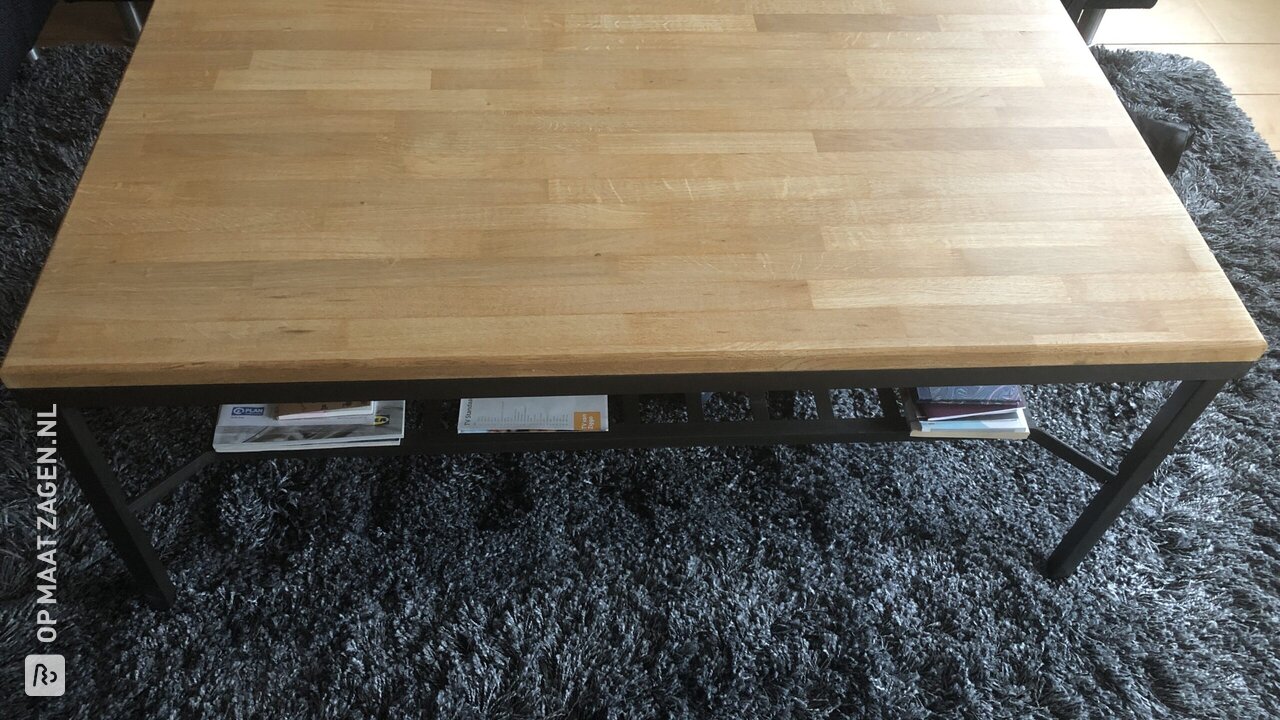 IKEA tafel weer als nieuw met massief eikenhout, door Herma