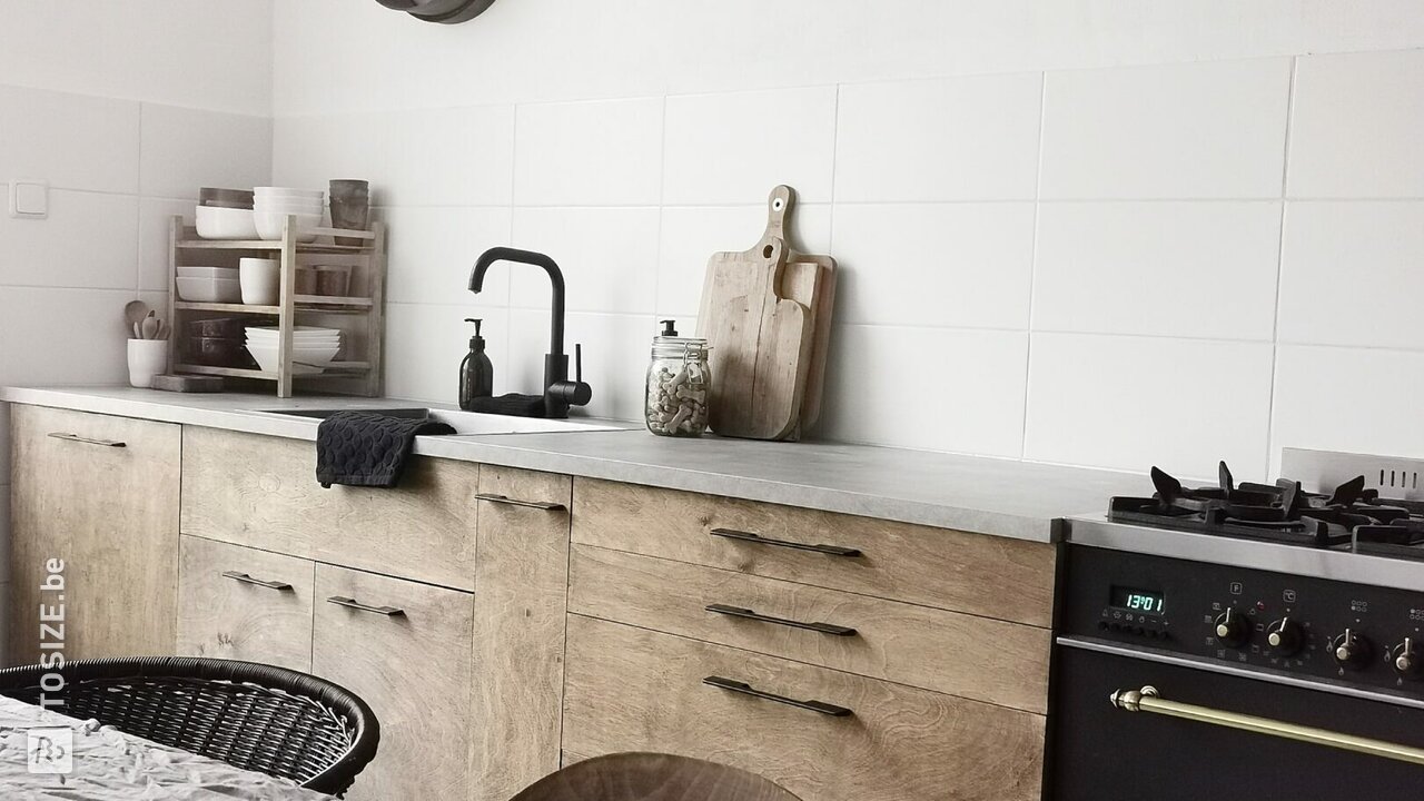 Keukenrenovatie met berken multiplex als basis, door Kars
