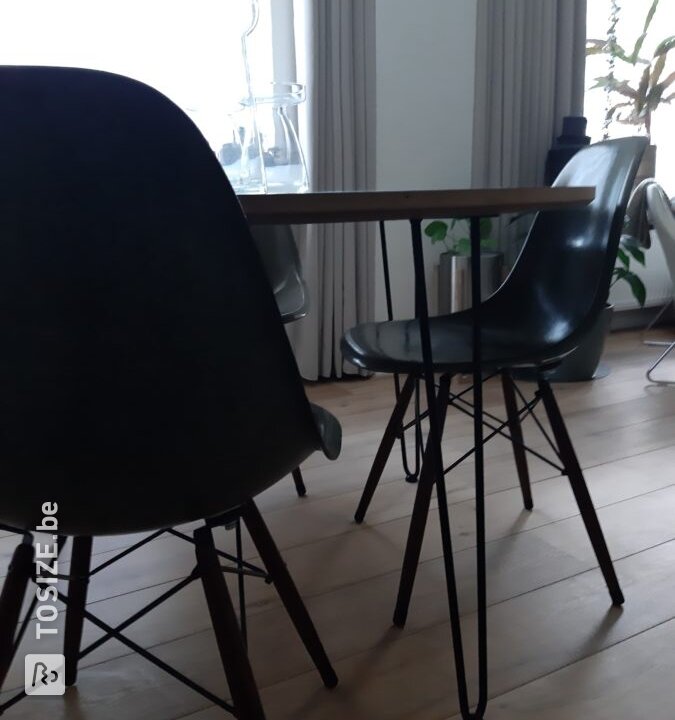 Ronde eettafel van MDF Lakdraag, door Anke