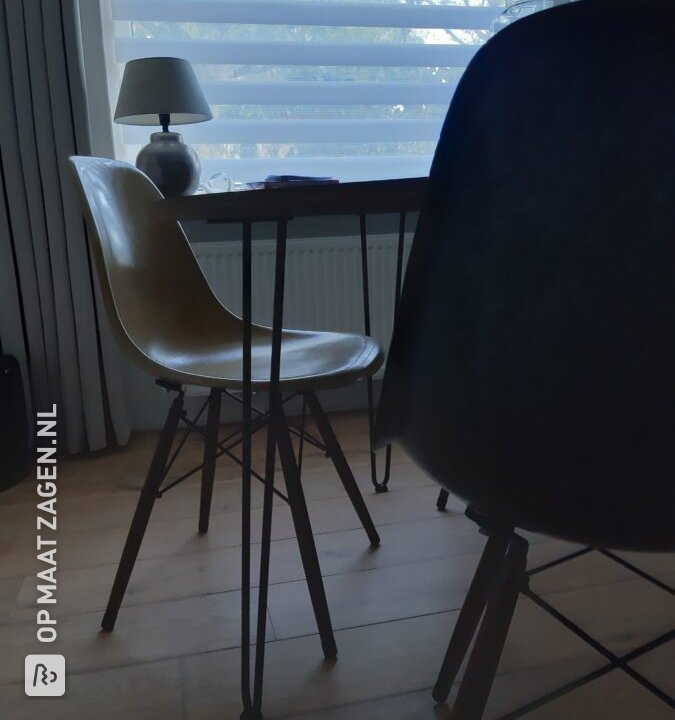 Ronde eettafel van MDF Lakdraag, door Anke