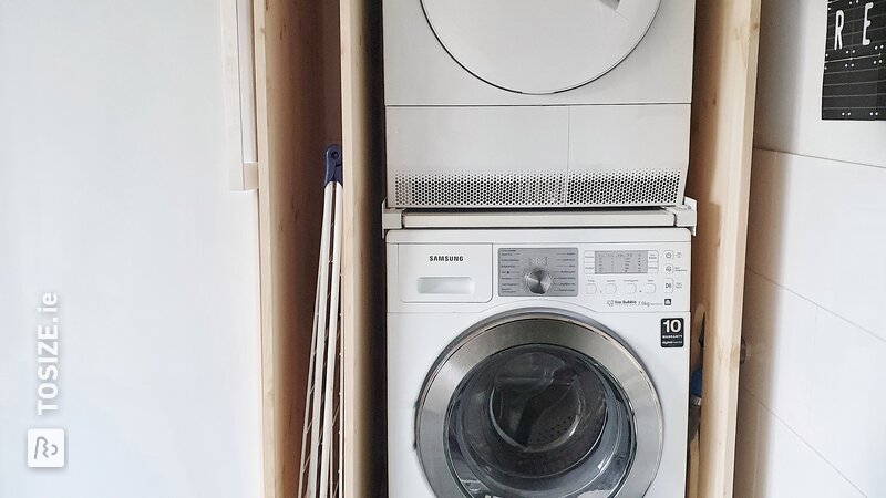 The makeover of my laundry room including a fun DIY, by @homefreak.nl