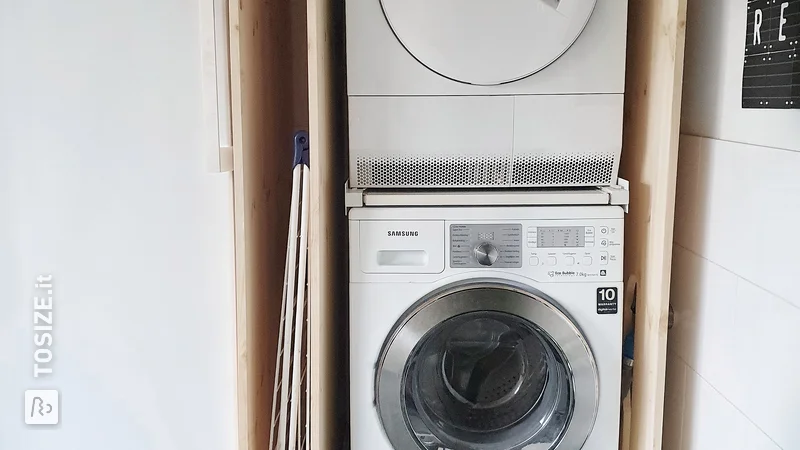 Il rifacimento della mia lavanderia con un divertente fai da te, da @homefreak.nl