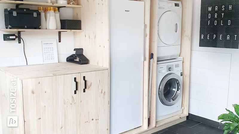 Die Umgestaltung meiner Waschküche mit einem lustigen DIY, by @homefreak.nl