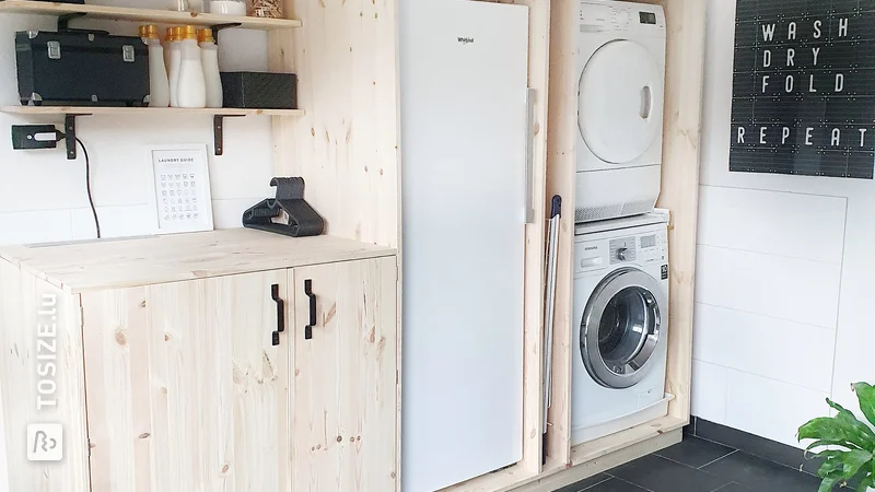 Die Umgestaltung meiner Waschküche inklusive lustigem DIY von @homefreak.nl