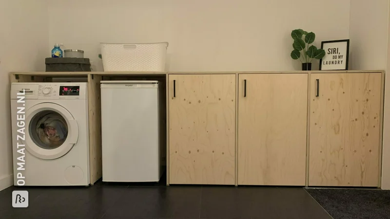 Underlayment Finnish spruce - Washing machine cabinet / cabinet, by Michael