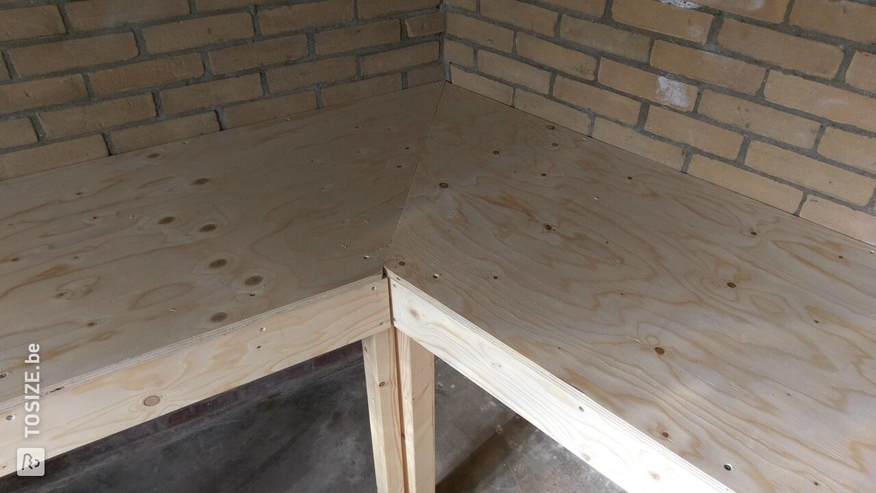 Werkblad voor in de schuur van Underlayment