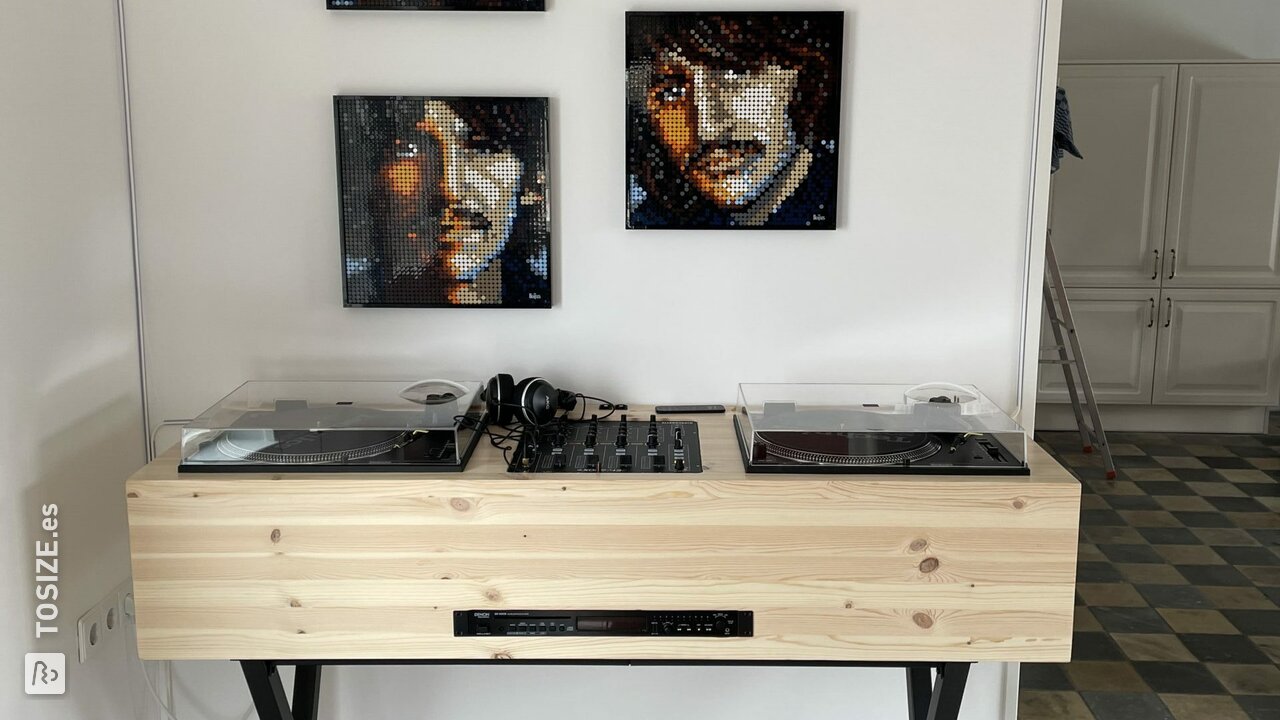 Muebles de DJ con estilo para la sala de estar, de Kevin