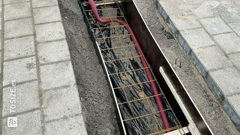 Caja de cimentación a medida con hormigón pex, de Ruben