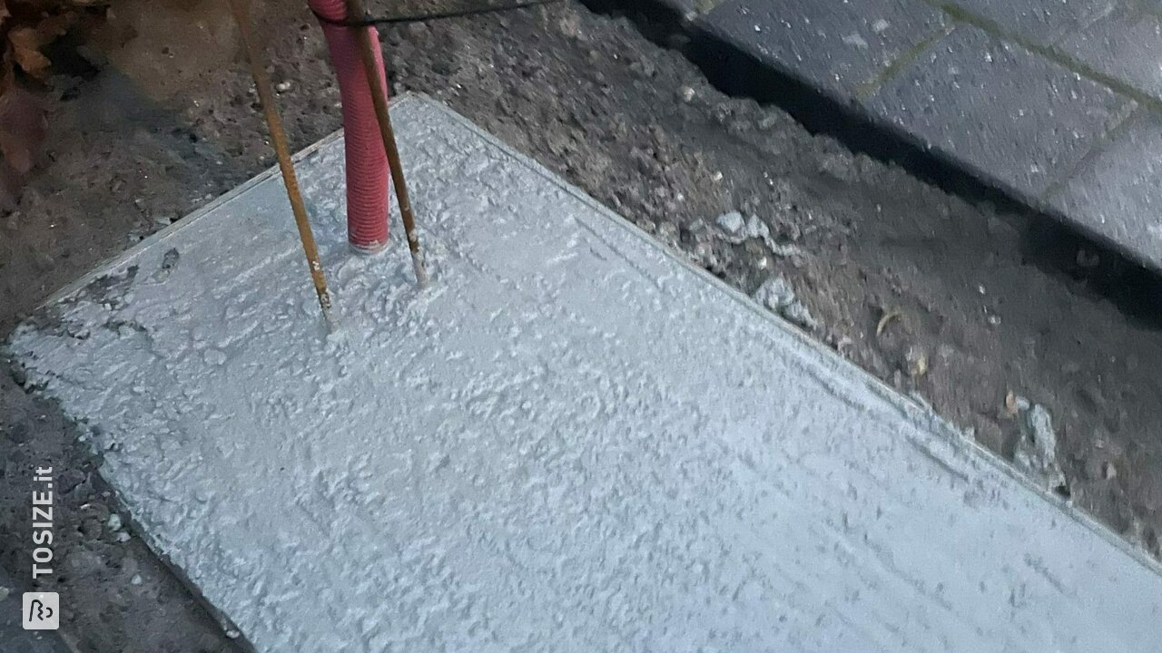 Scatola di fondazione su misura con pex in cemento, di Ruben