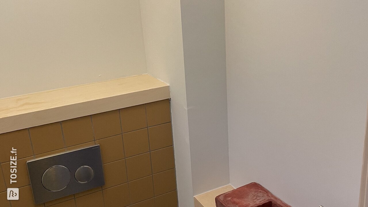 Toilette de finition avec Birch Multiplex, par Joost