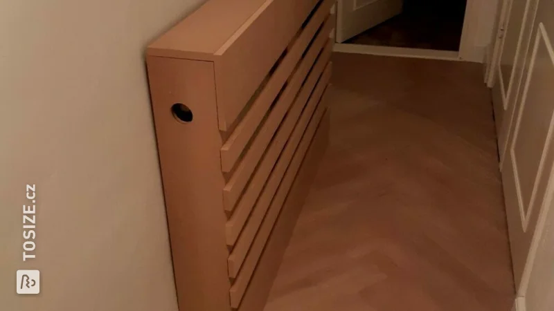 DIY radiator conversion for the hall, by Kees Jan