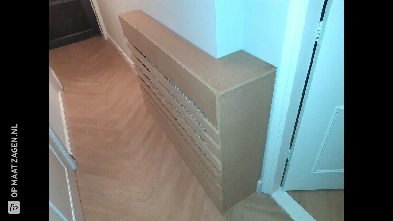 DIY radiator ombouw voor in de hal, door Kees Jan