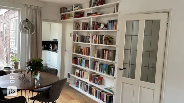 Custom built-in bookcase, by Rick