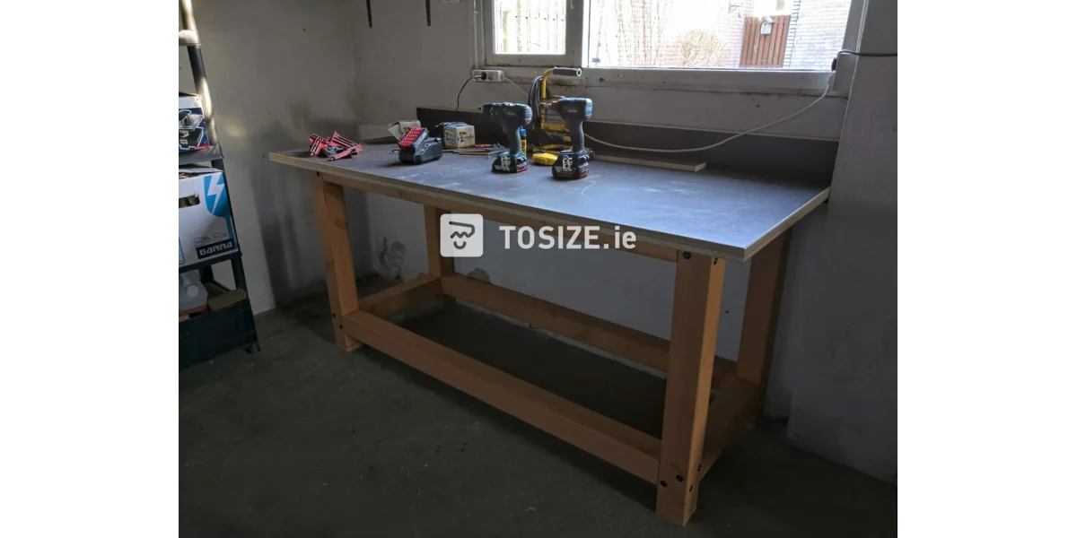 Strong workbench with concrete place worktop TOSIZE.ie