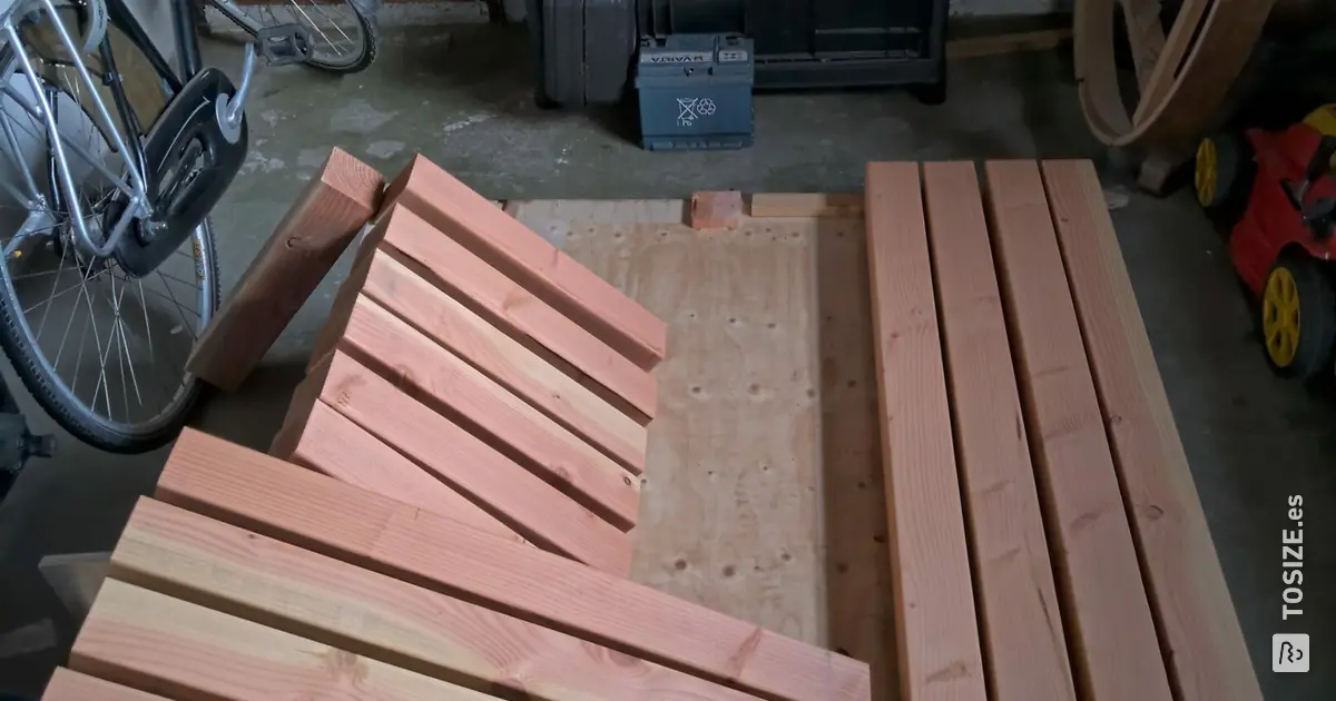 Strong workbench with concrete worktop | TOSIZE.es